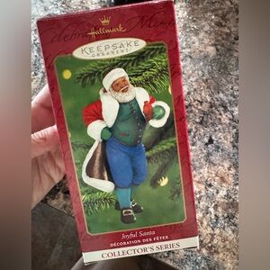 2000 Hallmark Joyful Santa Series Ornament Box